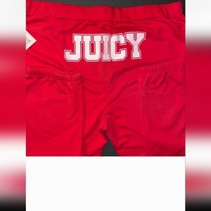 Juicy couture red  logo jogger pant